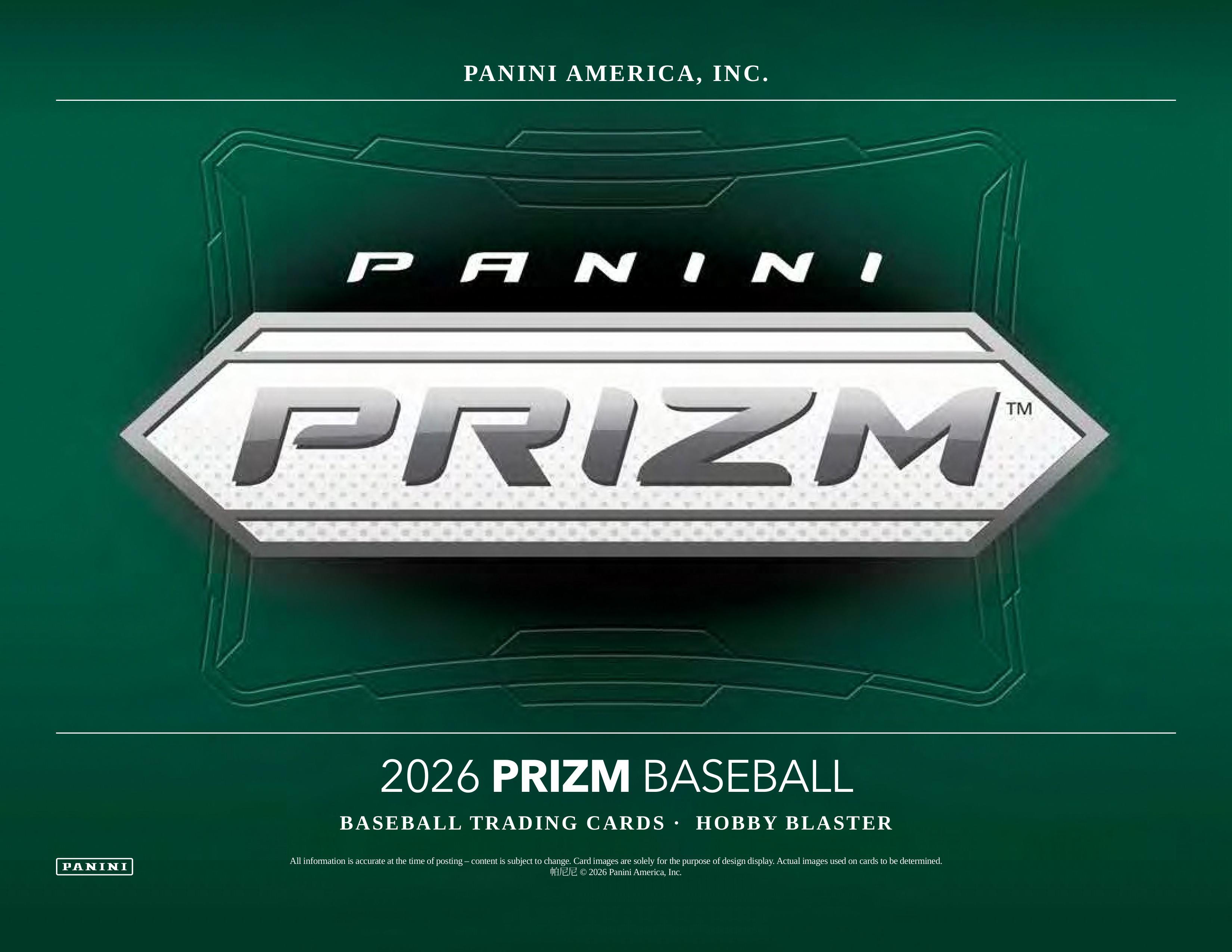 2026 Panini Prizm Baseball Hobby Blaster Box